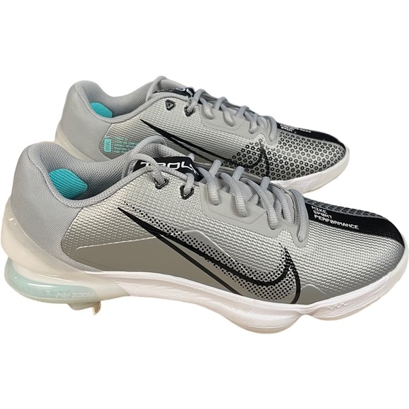 Nike Force Zoom Mike Trout 7 Pro Metal Baseball Cleats Gray DC9905-006 - Picture 2 of 8